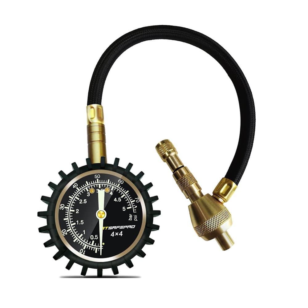 Air Pressure Gauge Tire Pressure Gauge Quick Deflation Tire Gauge Luminous Dial Tire Pressure Meter