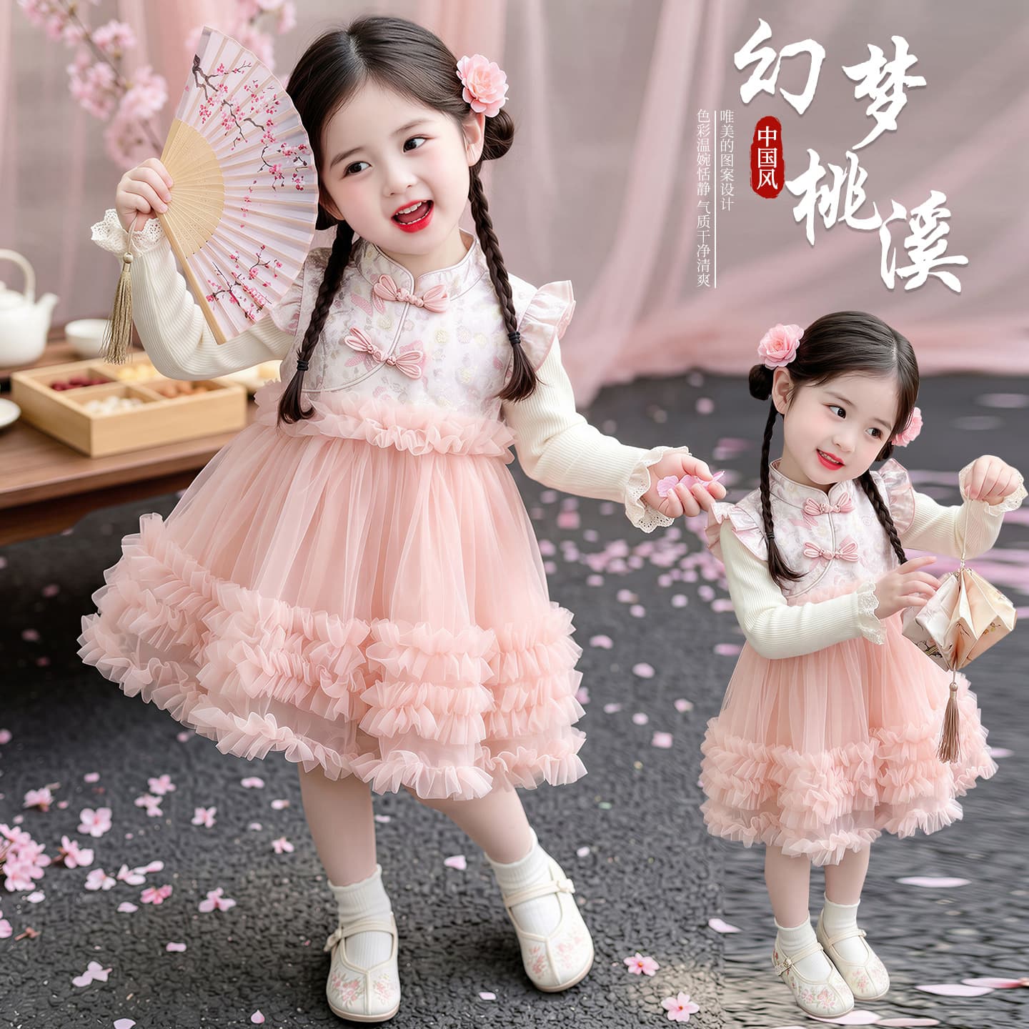 Girls Spring/Fall Dress Set New Stylish Baby Girl Early Autumn Outfit Very Cute Wholesale