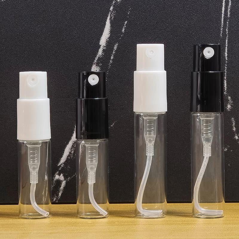 Perfume Refill Bottle Snap-On Perfume Bottle Sample Refill Bottle 2ml 3ml 5ml Glass Perfume Bottle Fine Mist Spray Bottle