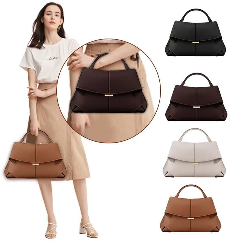 Polene Smile Bag Polene Vintage New Genuine Leather Women's Tote Bag Fashion Shoulder Handbag Crossbody Bag