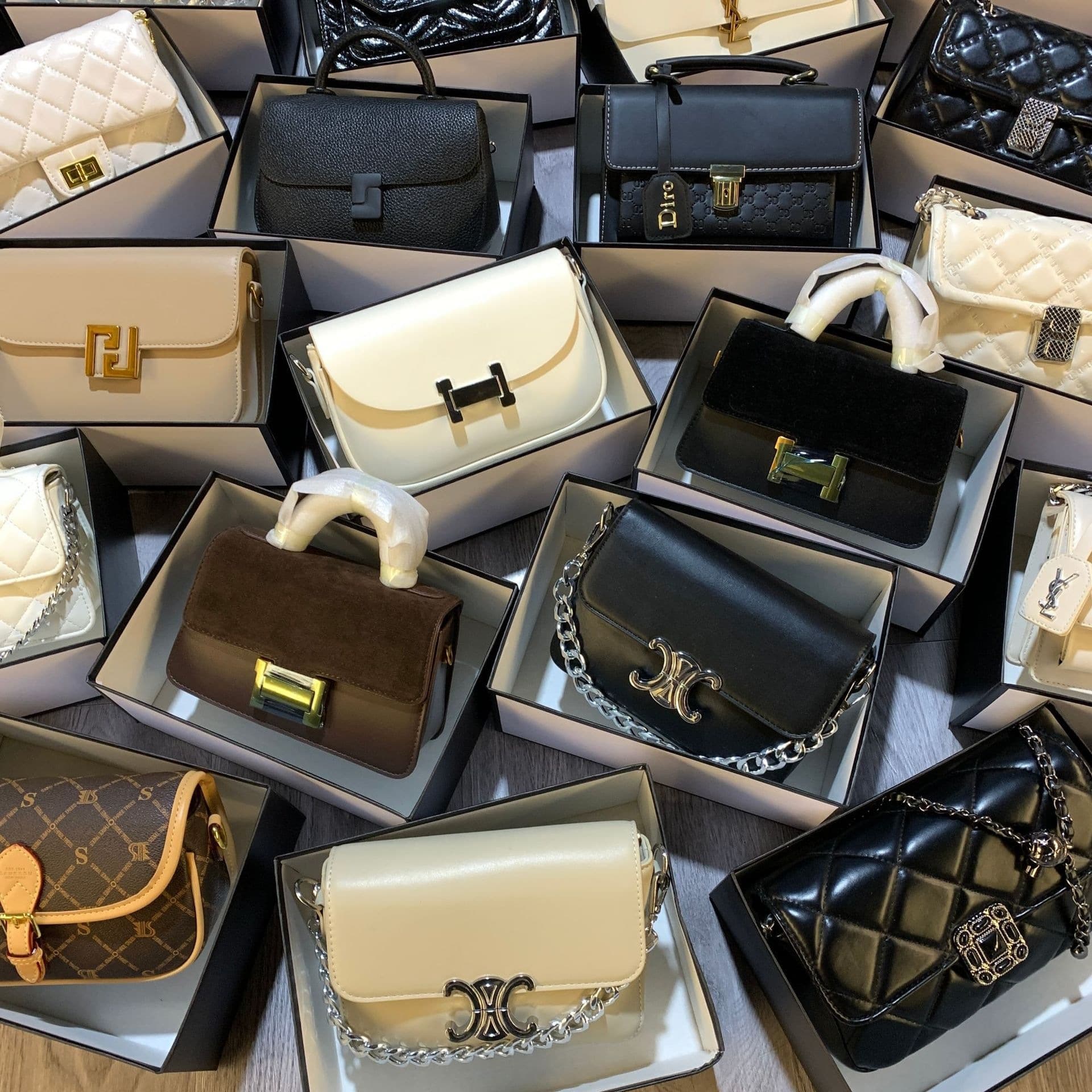 Women's Bag End-of-Lot New Original Packaging Mixed Styles Small Irregular Assortment Women's Shoulder Crossbody Bag Foreign Trade Direct Supply Wholesale