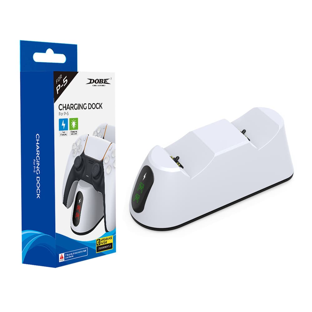 PS5 Controller Charger Contact Fast Charging Dock PS5 Game Controller Charger Wireless Controller Charging Stand