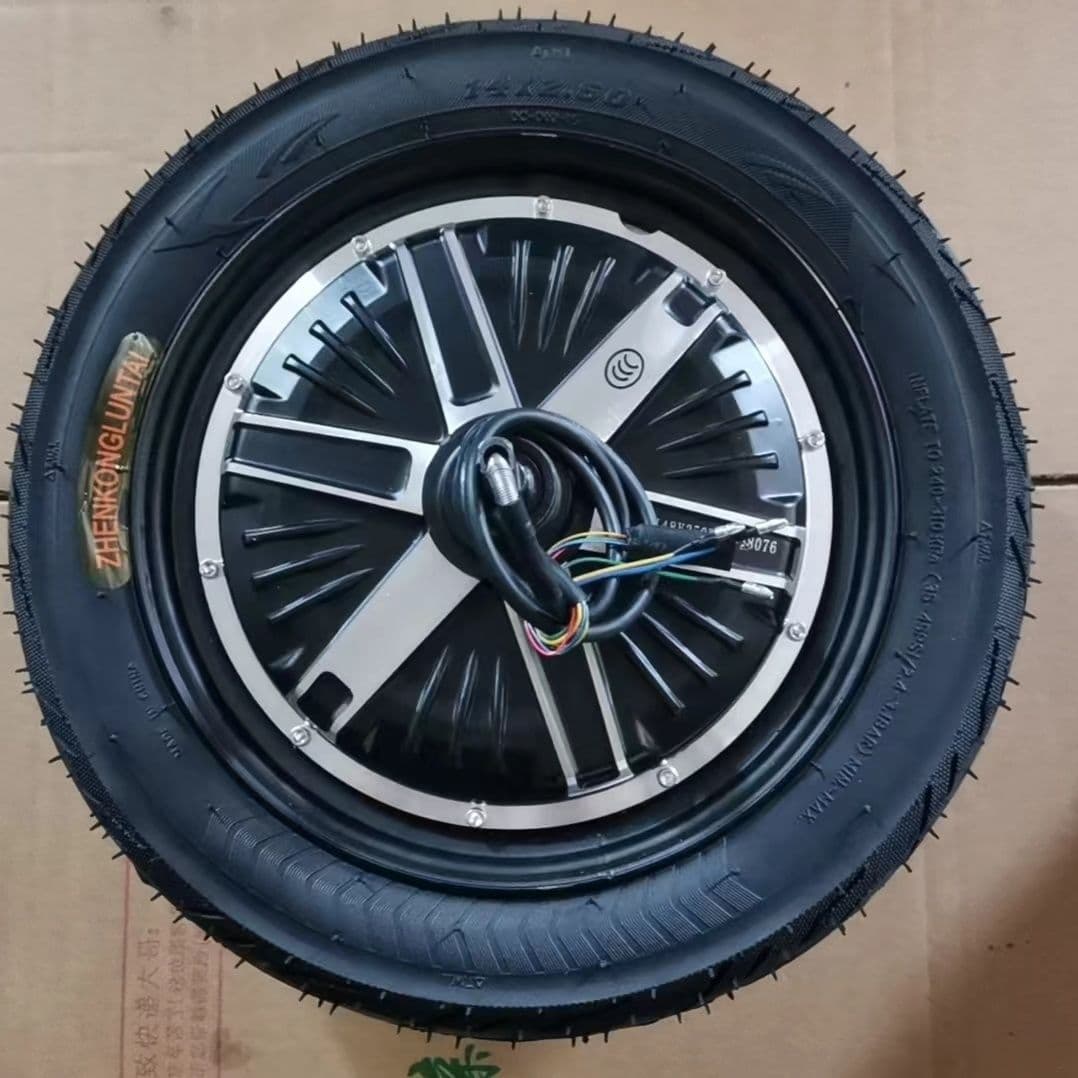 New Pure Copper Wire 14X2.5 Electric Vehicle New National Standard Pure Copper Motor 350W 500W Drum Brake Two-Wheel New Pure Copper