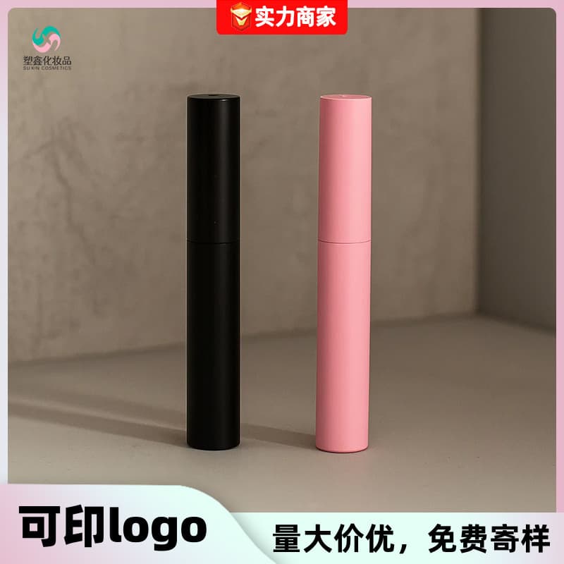 Factory Wholesale 5ml Mascara Tube Eyebrow Setting Eyelash Growth Serum Glue Bottle Single-Head Pink Cosmetic Packaging Material
