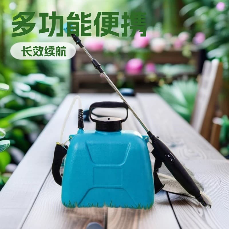 Cross-border 3.7V Multi-function Rechargeable Spray Gun Portable Electric Shoulder-mounted Sprayer Watering Can Spray Gun Nozzle