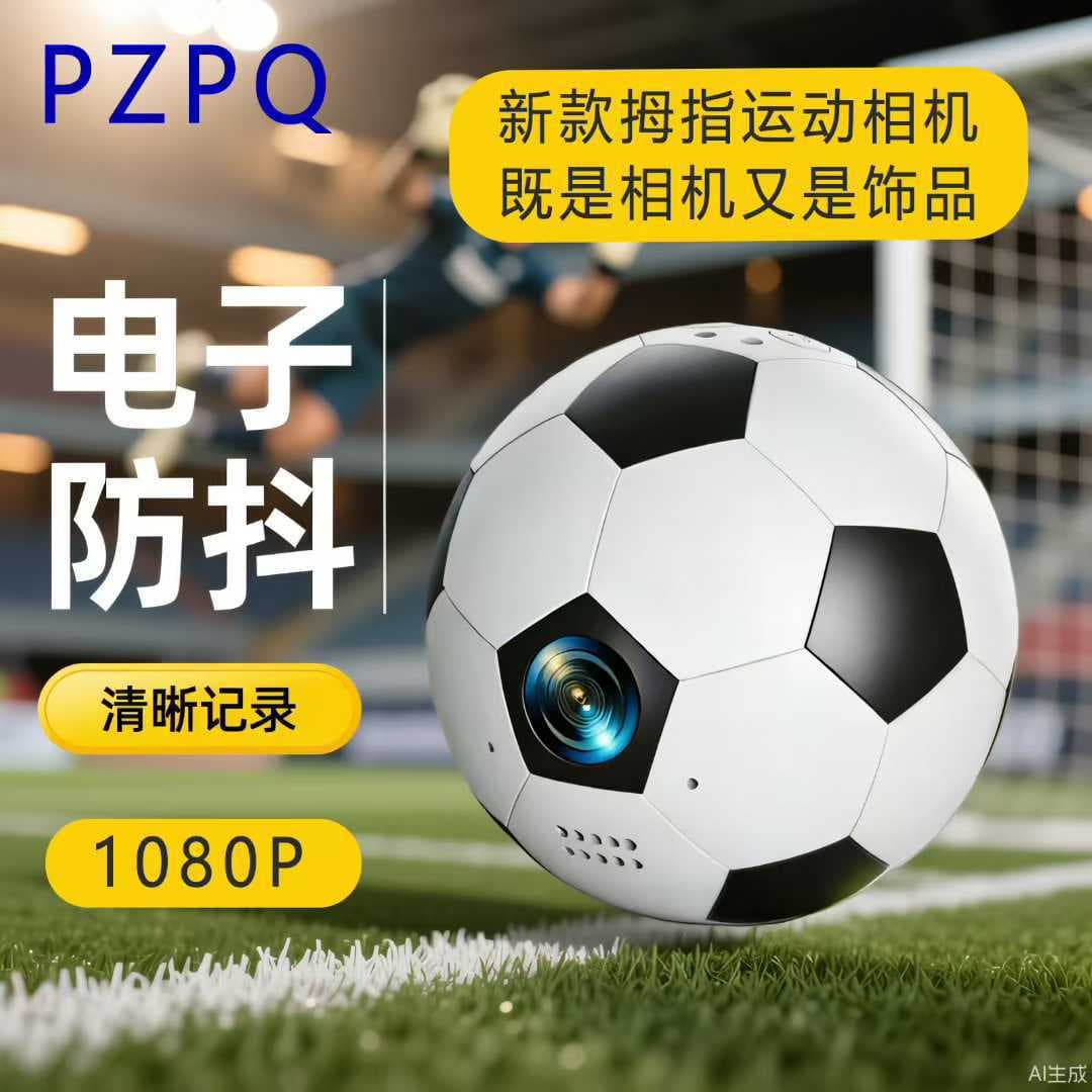 New WiFi Football Sports Recorder 1080P HD Mini Camera Outdoor Cycling Anti-Shake Recorder