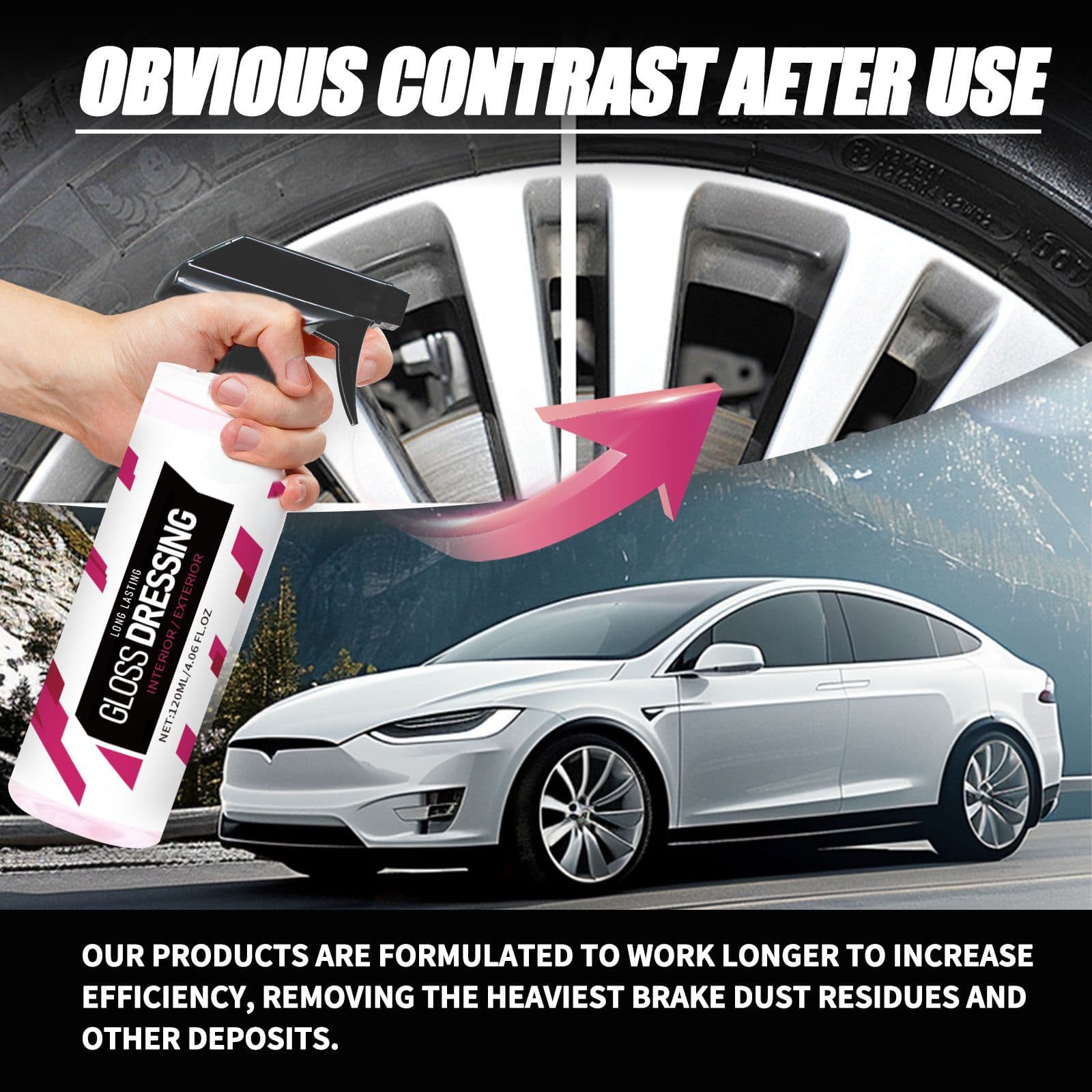 Car Care Polishing Agent for Brightening, Cleaning, Stain Removal, De-Yellowing, Glass Multi-Function Renovation