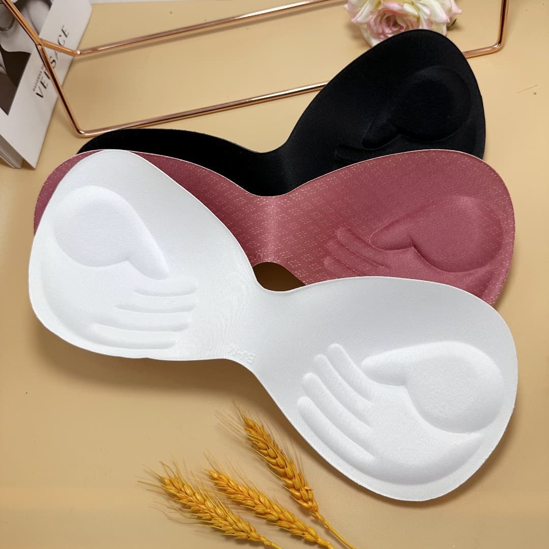 Massage Palm Integrated Bra Insert Seamless Push-Up Lift High Resilience Sponge Breast Pads Breathable with Pads