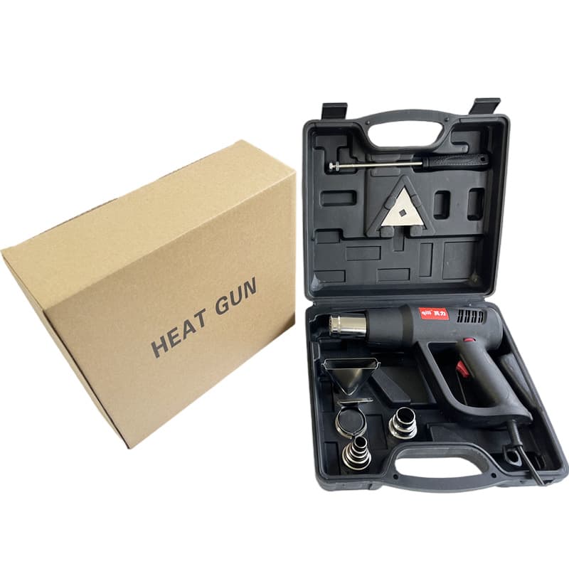 Qili Automotive Accessories Wrap Tool Baking Gun, Digital Display Heat Shrink Film Blower, Stepless Heat Gun