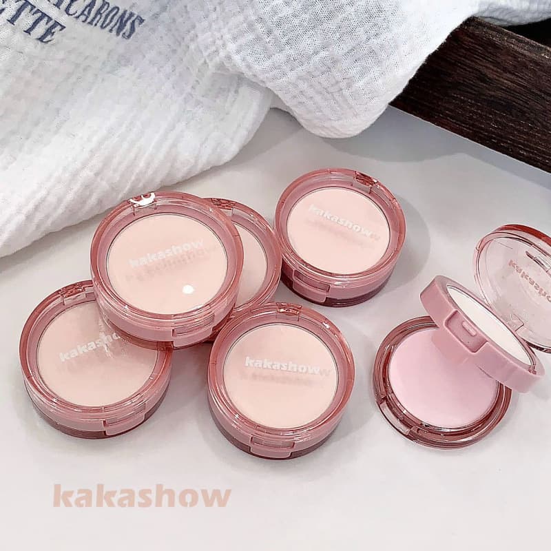 kakashow Two-Layer Matte Highlighter Powder Natural Contour Brightening Fine Texture Highlighter & Blush Palette