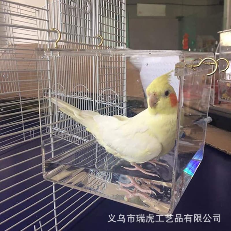 Tiger Peony Parrot Bathtub Parrot Supplies Bird Bathtub Bird Cage Bathtub Pet Supplies Wholesale