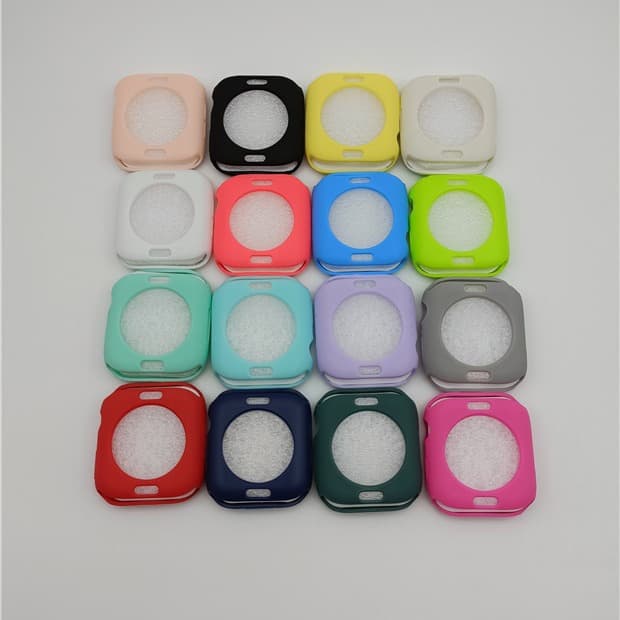 Apple Watch Case 45678 Series Frosted TPU Protective Case for Apple Watch 7 Watch Shell and Frame