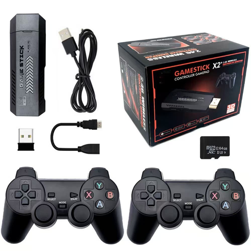 Cross-border Game Console GD104K TV Game Arcade 2.4G Retro PSP Game Box Dual Player Wireless Battle