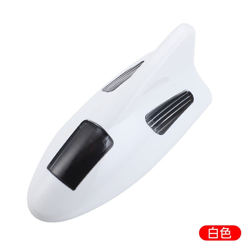 Car Shark Fin Decorative Light Practical LED Light for Roof Antenna Modification Anti-Rear-End