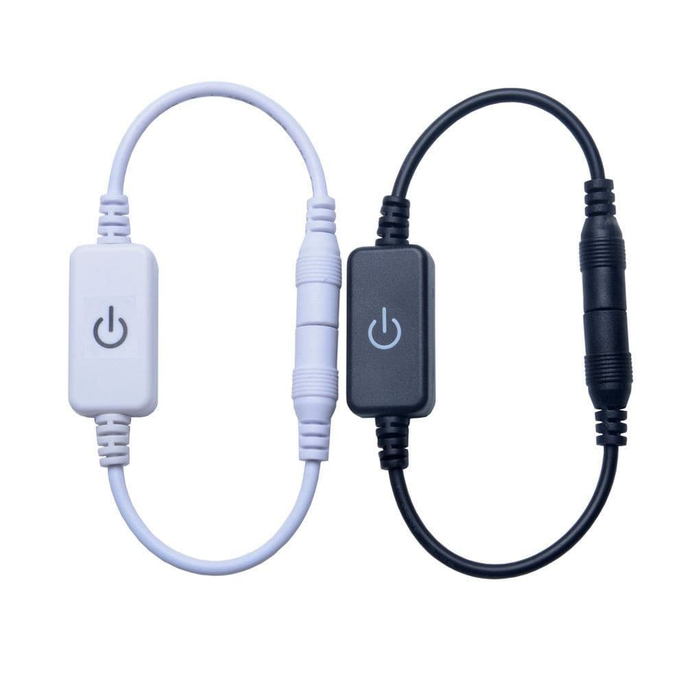 Monochrome Inline Touch Dimmer LED Smart Lighting Strip Light Bar Fixture Controller Factory Wholesale