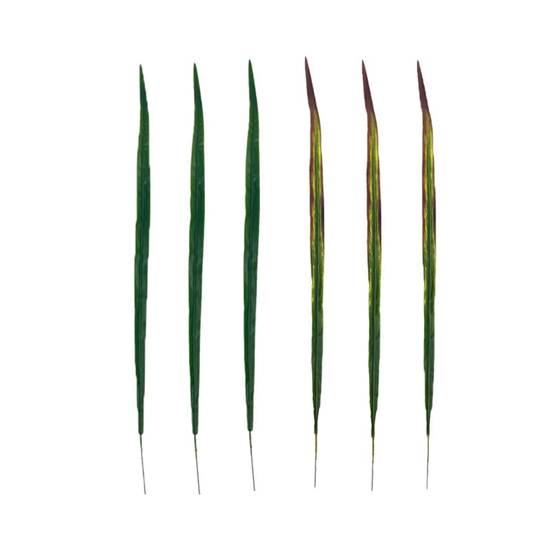 Simulated Fake Rice Leaf Agricultural Products Plant Rice Leaf Millet Stage Shooting Background Engineering Museum Decorations