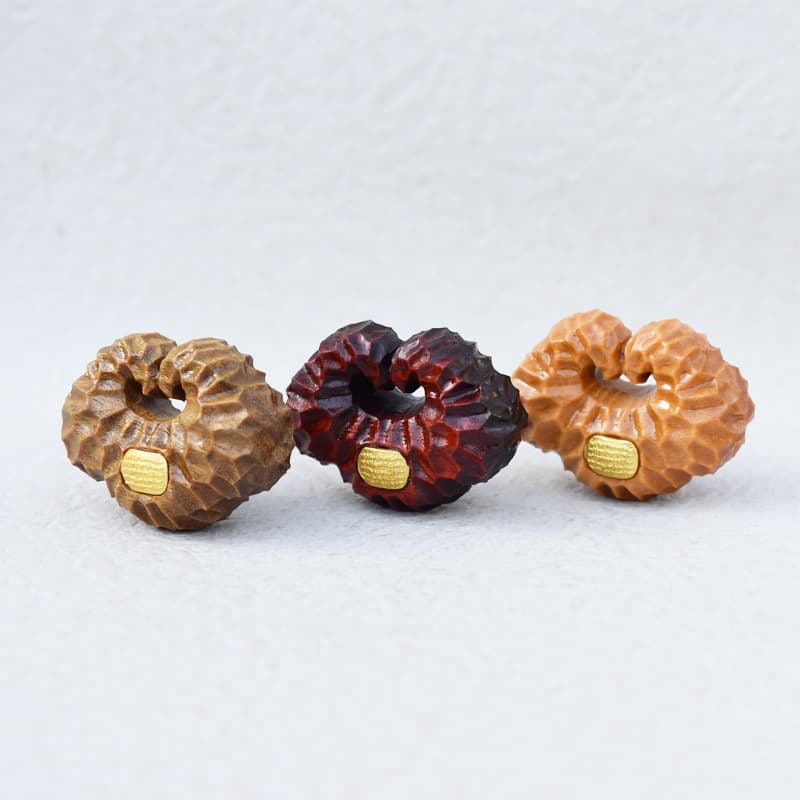 Lock Hammer Pattern Lock DIY Accessories, Pendant Keychain Car Hang Bag Hang Creative Craft Sandalwood Green Sandalwood