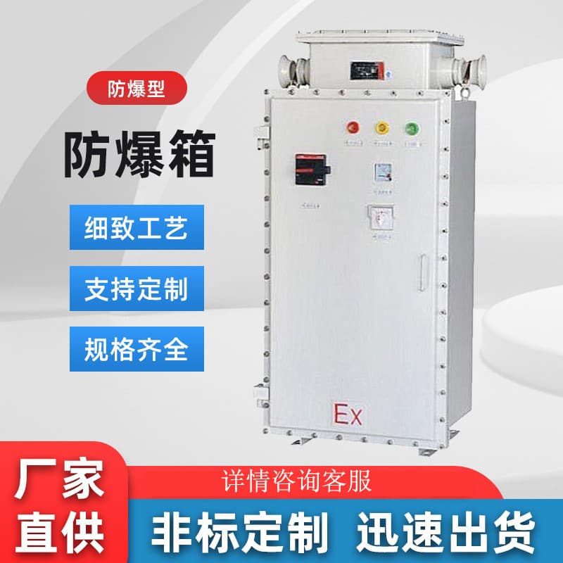 Explosion-proof box stainless steel electrical control cabinet, explosion-proof electrical junction box type power instrument box, distribution cabinet customization