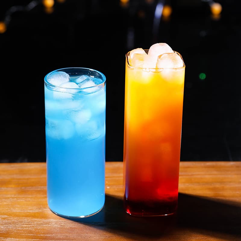 Extra long straight drink glass bar long drink cup highball cup collin cup long island ice tea cup cocktail cup