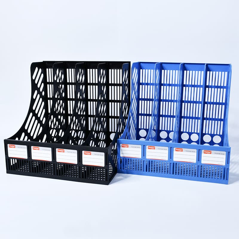 High-sided File Organizer Multifunctional Document Folder Storage Large Capacity Thickened Drop-resistant Desktop Bookstand