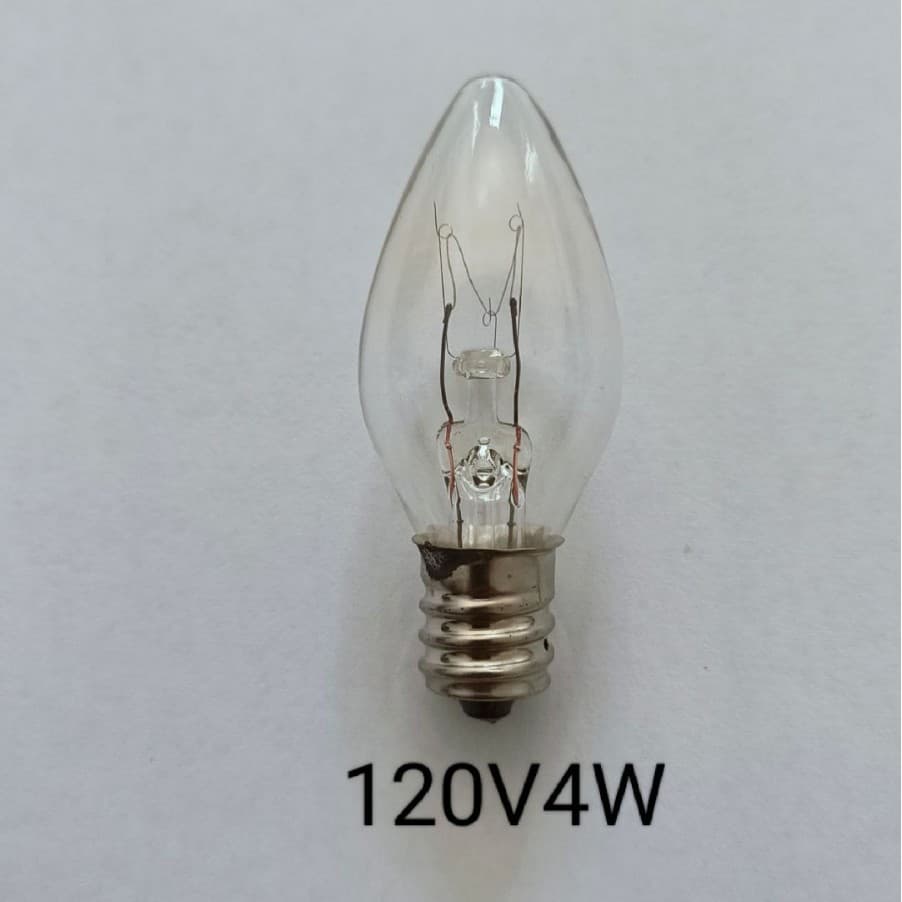 Factory Direct C7 US E12 Candelabra Bulb for Buddha Hall Night Light and String Lights
