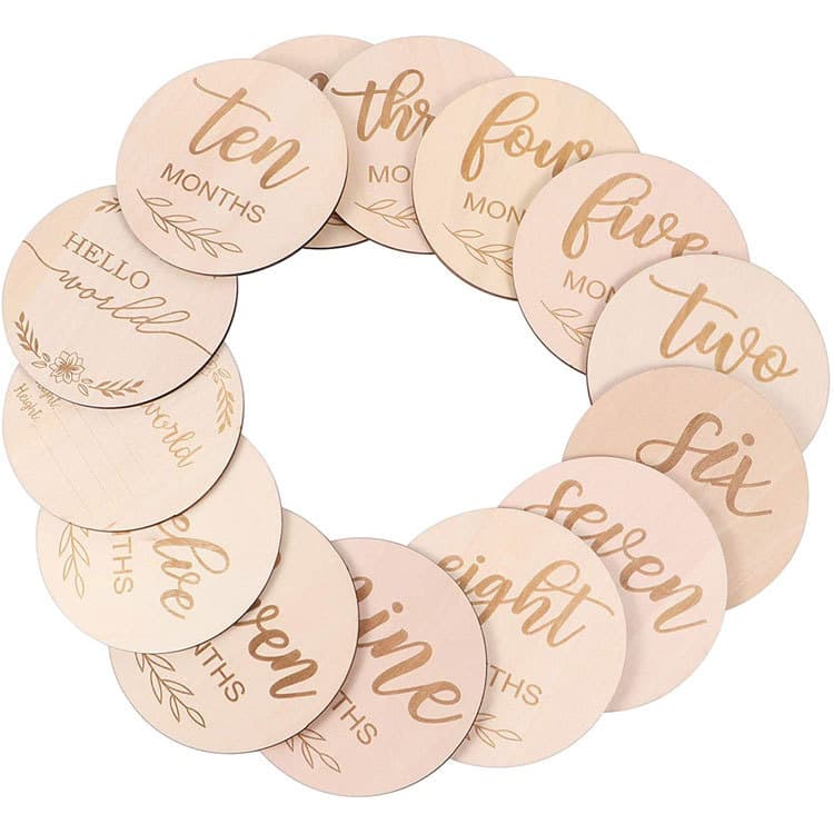 Wooden Home Decoration Board Universal Symbol Shape Information Board Creative Wooden Crafts Home Decoration Board Wholesale