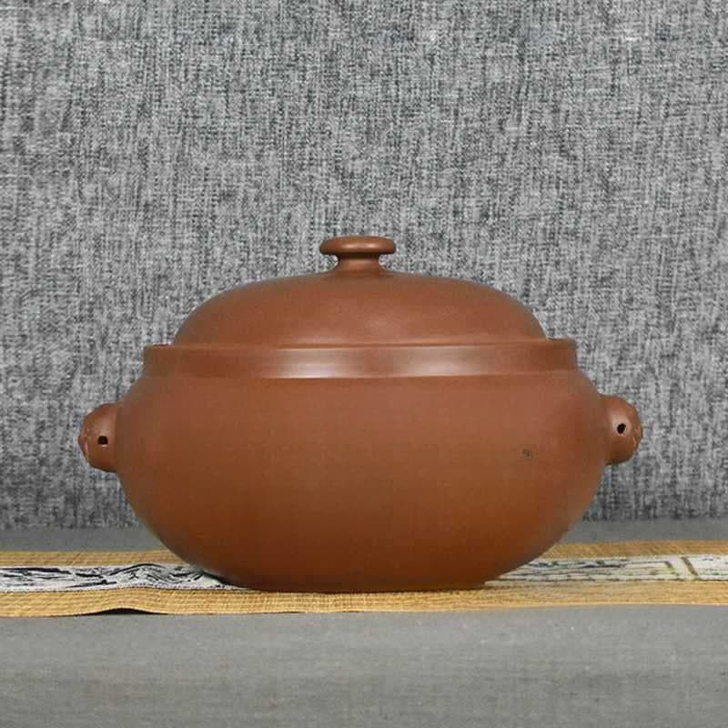 Steamed Chicken in a Clay Pot, Purple Clay Steamer, Steamer Pan, Yunnan Jianshui Purple Clay Steamer, Household Steamer, Stewing Pot, Clay Pot Soup
