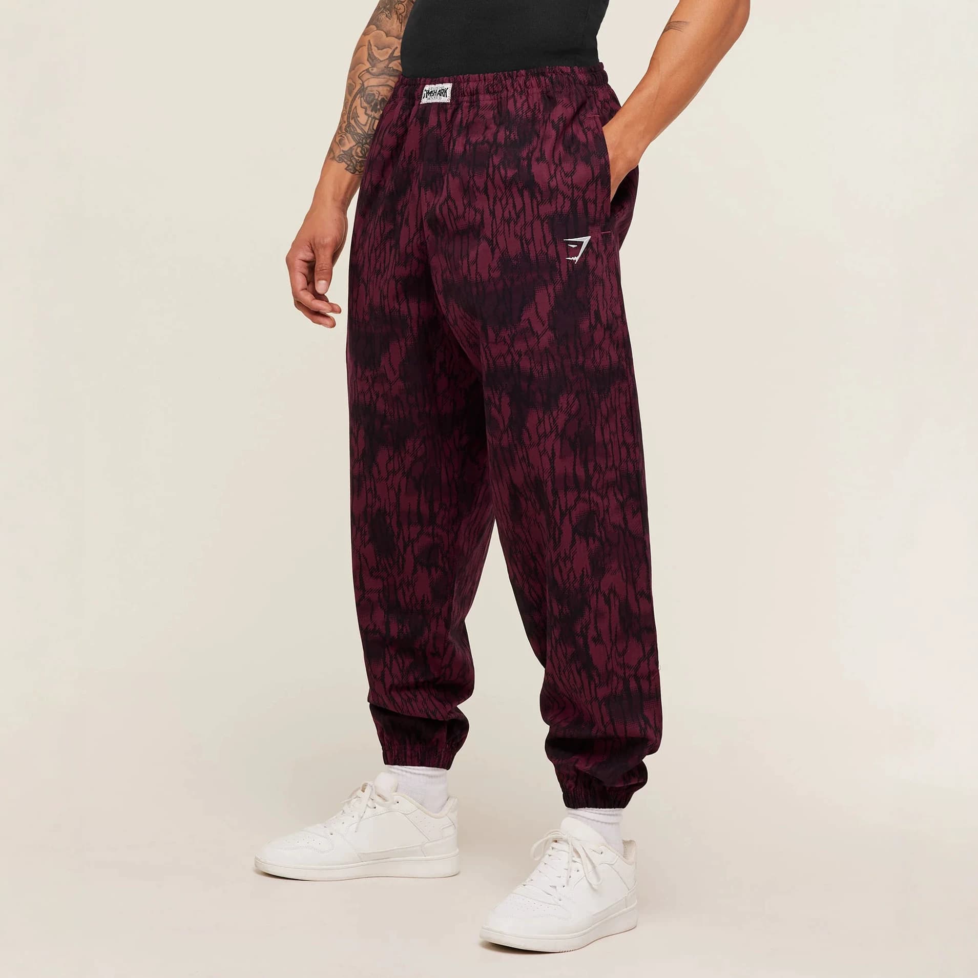 GYMSHARK Men's Sports Pants Summer New Tapered Casual Long Pants Muscle Fitness Outdoor Running Training Pants