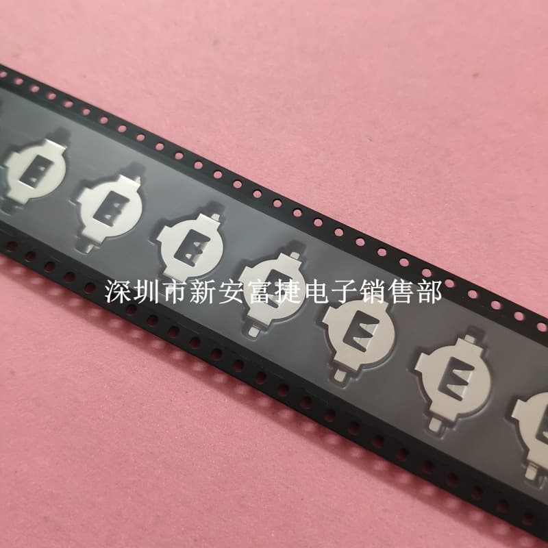 CR1220 button battery holder 3V patch battery elastic tape roll battery sheet manganese steel nickel plated