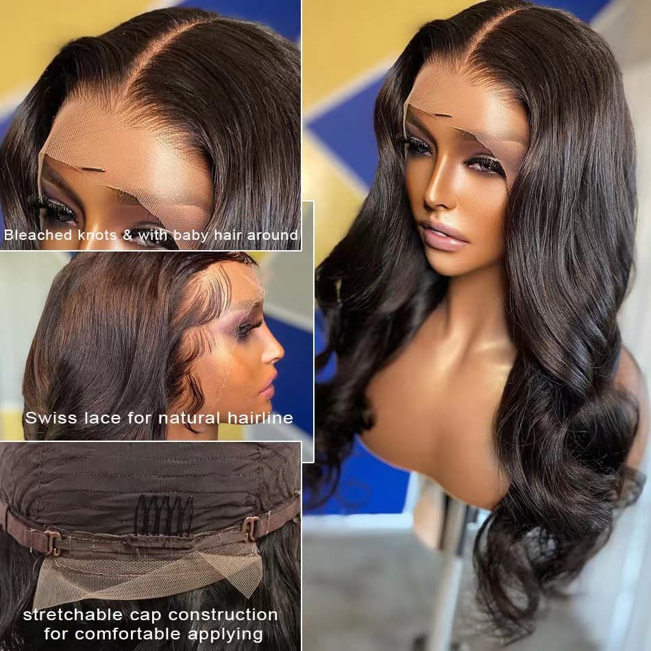 European and American style wig, cross-border hot selling long curly hair and big waves, full lace front synthetic fiber wig, fashionable, natural and lifelike