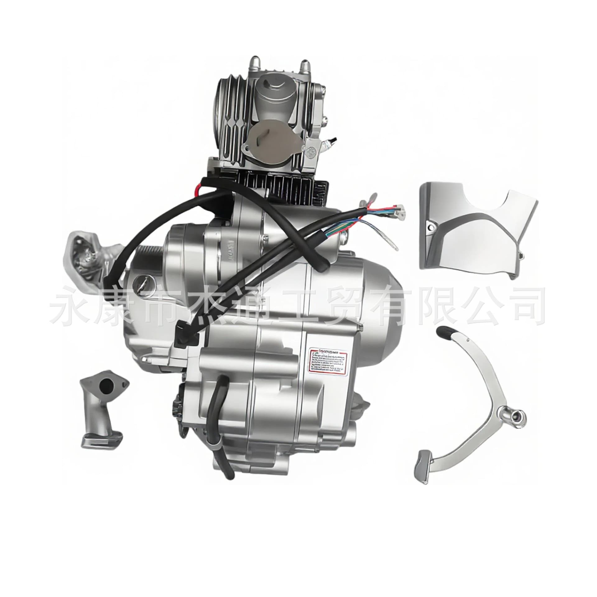 Go-Kart Accessories 110-125cc Little Bull ATV Electric Start Engine with Built-In Reverse Gear Gasoline Engine 3+1