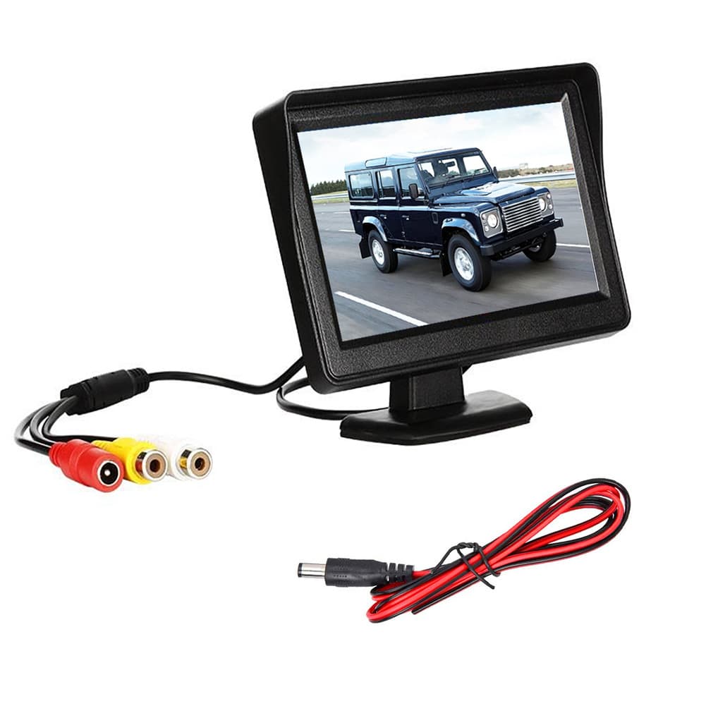 Cross-border Car Vehicle Display Rear View Camera AV 4.3-inch Screen Truck 5-inch 7-inch