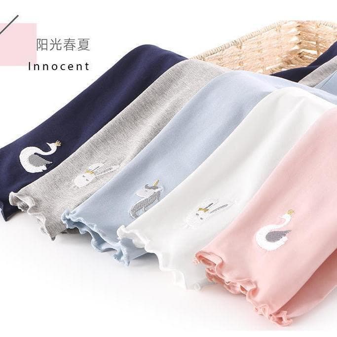 Girls' Thin Long Pants Spring Autumn Summer Outfit Children's Casual Cotton Blend Polyester Fiber Soft Processed Bottoms