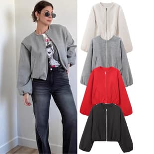 Export Bomber Jacket Short Coat Women's Autumn American Style Baseball Jacket Cross-border School Jacket