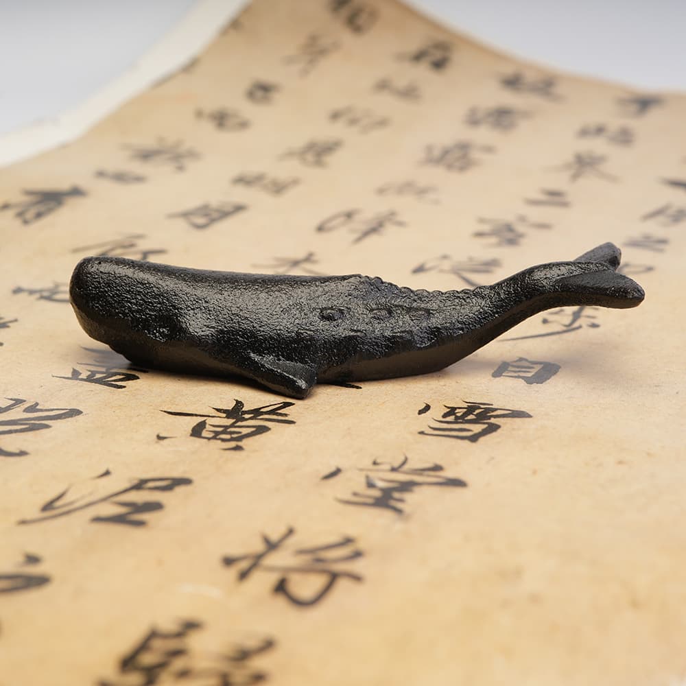 Cast Iron Animal Creative Ornaments Paperweight Pen Holder Wenzhen Whale Cat Dog Sleeping Frog Spider Retro Crafts Cross-border