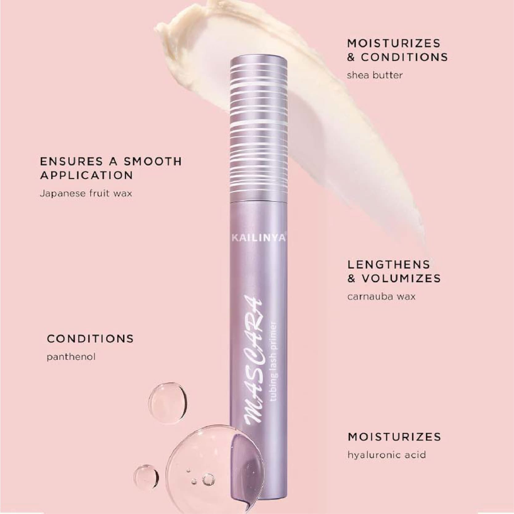 Cross-border KILINYA Curling Lengthening Mascara Primer Non-smudge Long-lasting Setting Mascara Waterproof Sweatproof