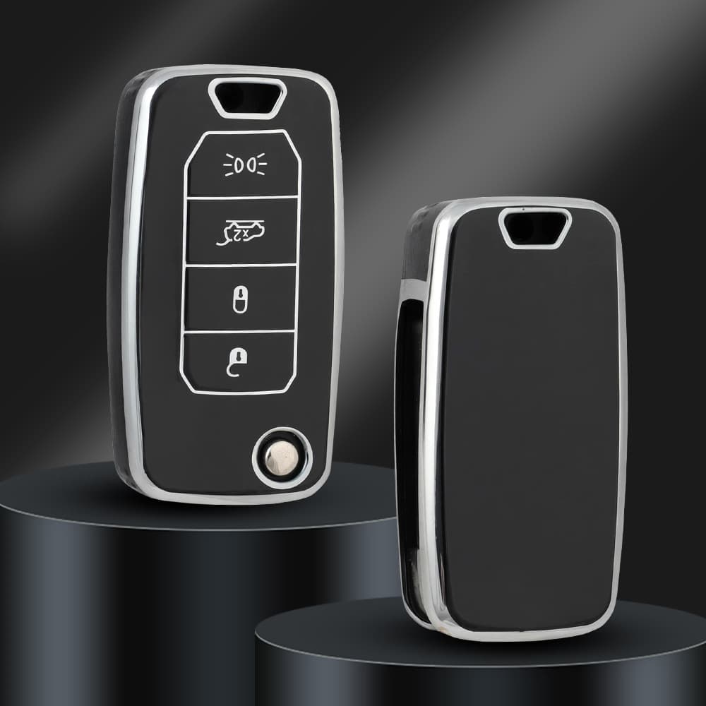 Replacement folding remote key shell for Jeep Compass, Cherokee, Renegade original key