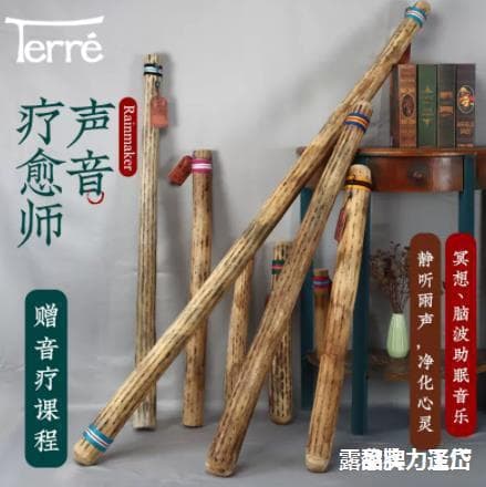 Cactus Rain Stick - Sound Therapy Instrument for Imitation Rain and Waves, Suitable for Yoga and Meditation, Niche Rain Sound Tube Instrument