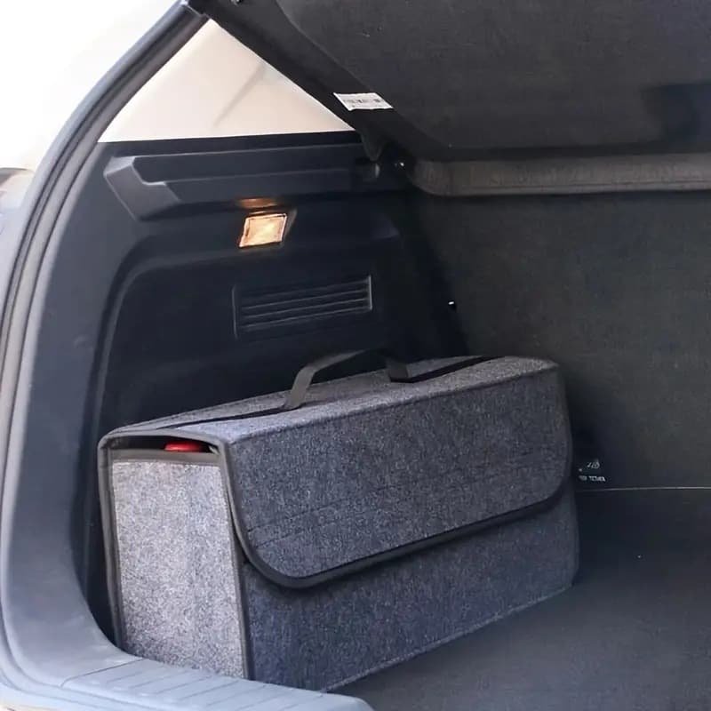 Foldable Car Trunk Storage Bag Organizing Pouch Handheld Vehicle Boot Space Saving Container Universal for All Cars