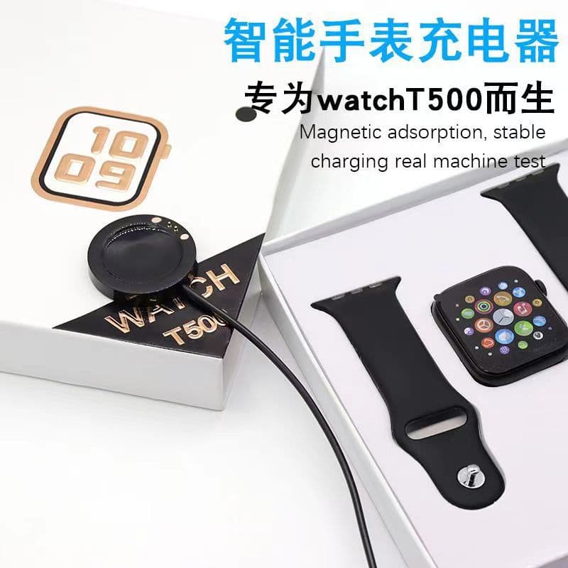 Compatible with T500_Plus T55_Pro Watch Charger, watchX7 W66 Magnetic Charging Cable Base Wireless