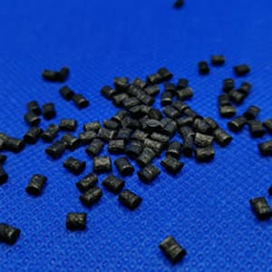 Black PA1010 with 30% fiber, red phosphorus flame retardant, fiber-free surface, flame retardant rating 1.6MM VO, eco-friendly grade