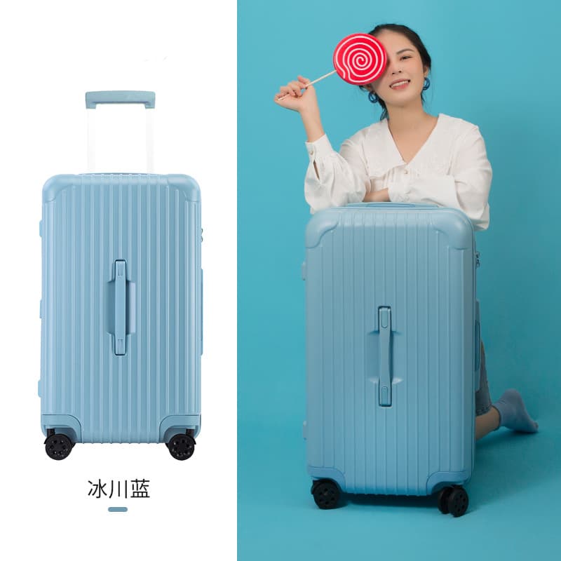 Thickened Suitcase for Women Students, Trolley Password Box, Men's Extra Large 40 Travel Case, 50-Inch Large Capacity Aluminum Frame Zipper Box