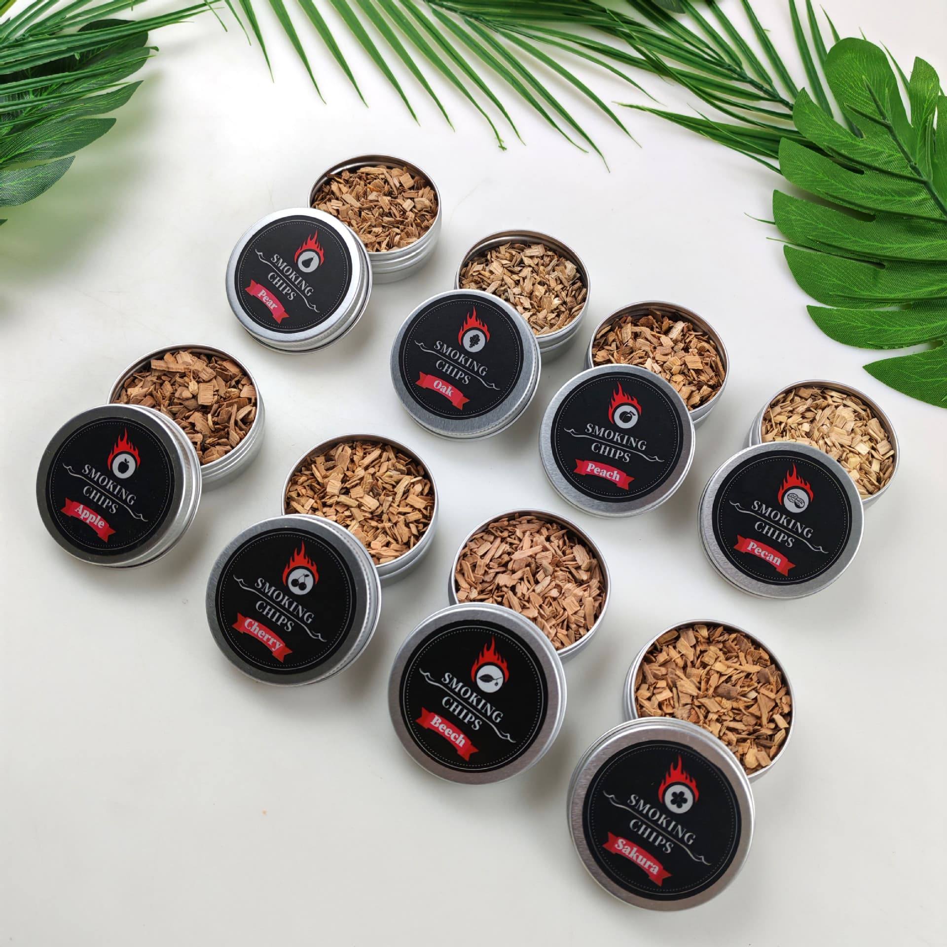 Spot Cross-Border Cocktail Smoker Sawdust Eight Flavors Sawdust Smoker Whiskey Smoker Set