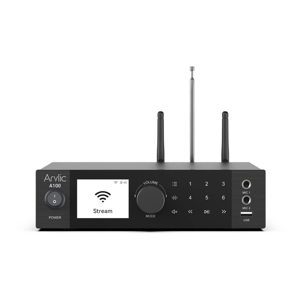 Arylic A100 Wireless WiFi Bluetooth Audio Receiver Power Amplifier Lossless HiFi