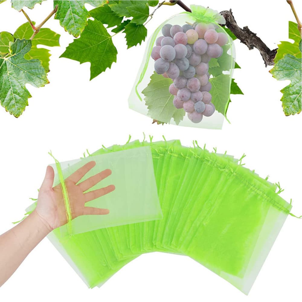 Fruit and grape insect-proof and bird-proof mesh bag fruit bag gift bag mesh bag gift packaging bag transparent drawstring gauze bag