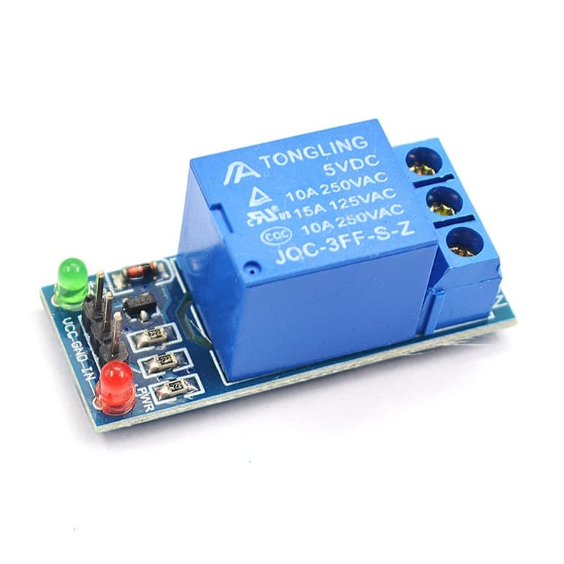 Risym 1-channel 5V relay module, relay microcontroller expansion board development board, low-level trigger.