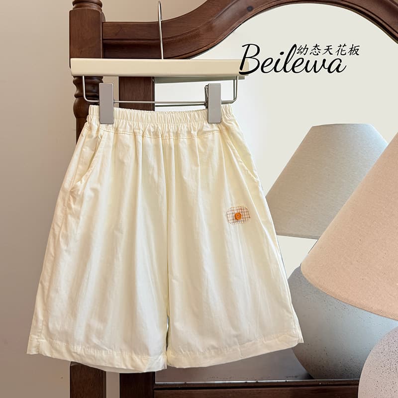 Girls Summer Cotton New Korean Style Button Casual Pants Children Fashion Baby Trendy Stylish Pants Kids Clothing