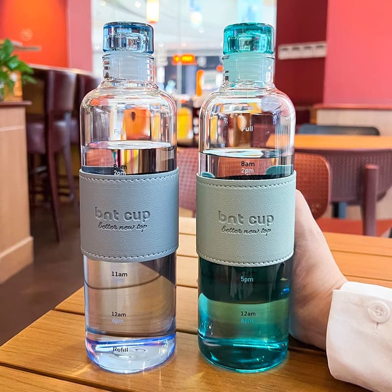 American Retro Large Capacity Water Bottle for Women, High Appearance Portable Ins Style Drinking Cup, Summer Casual Cup