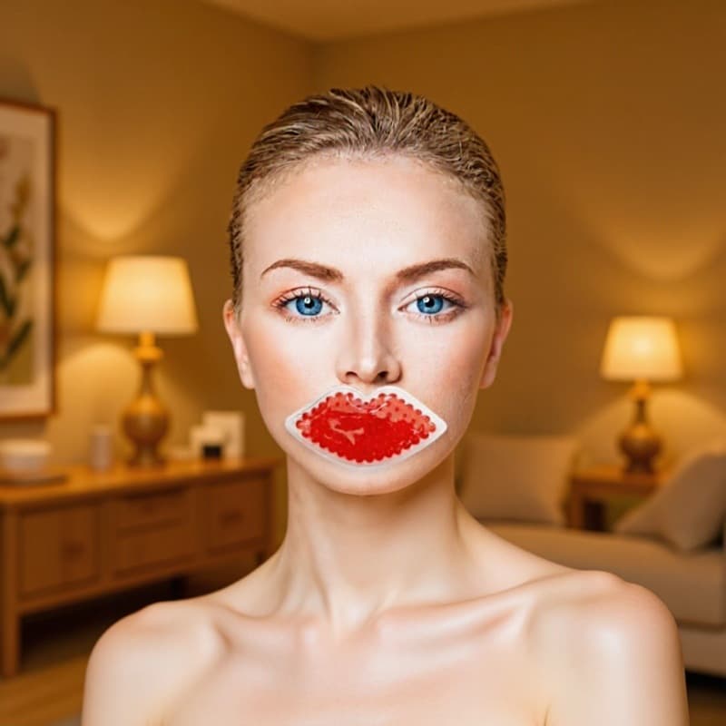 Customizable cross-border PVC gel beads for lips, hot and cold compress, ice pack, ice crystal cooling patch
