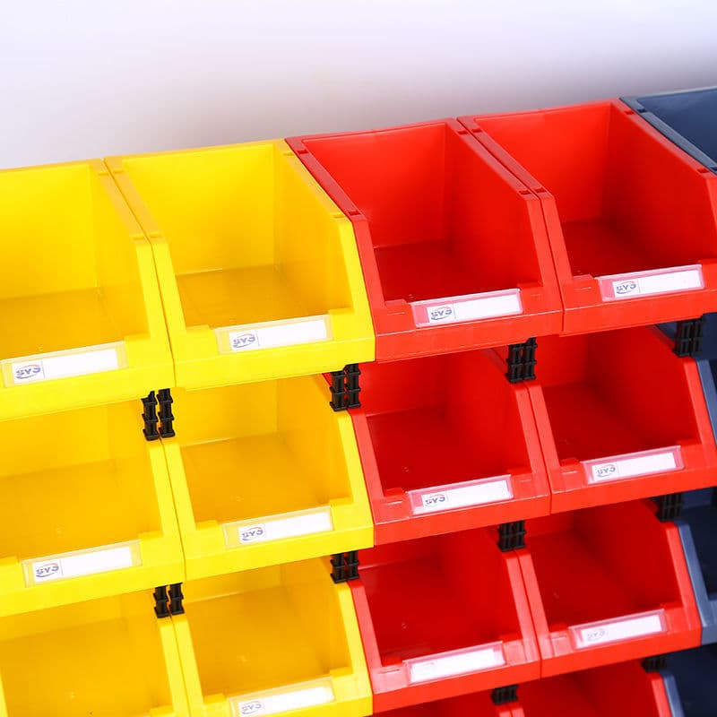 Parts Box Plastic Container Screw Hardware Classification Slanted Storage Box Modular Shelf Tool Box Thickened